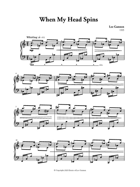 Gannon: When My Head Spins