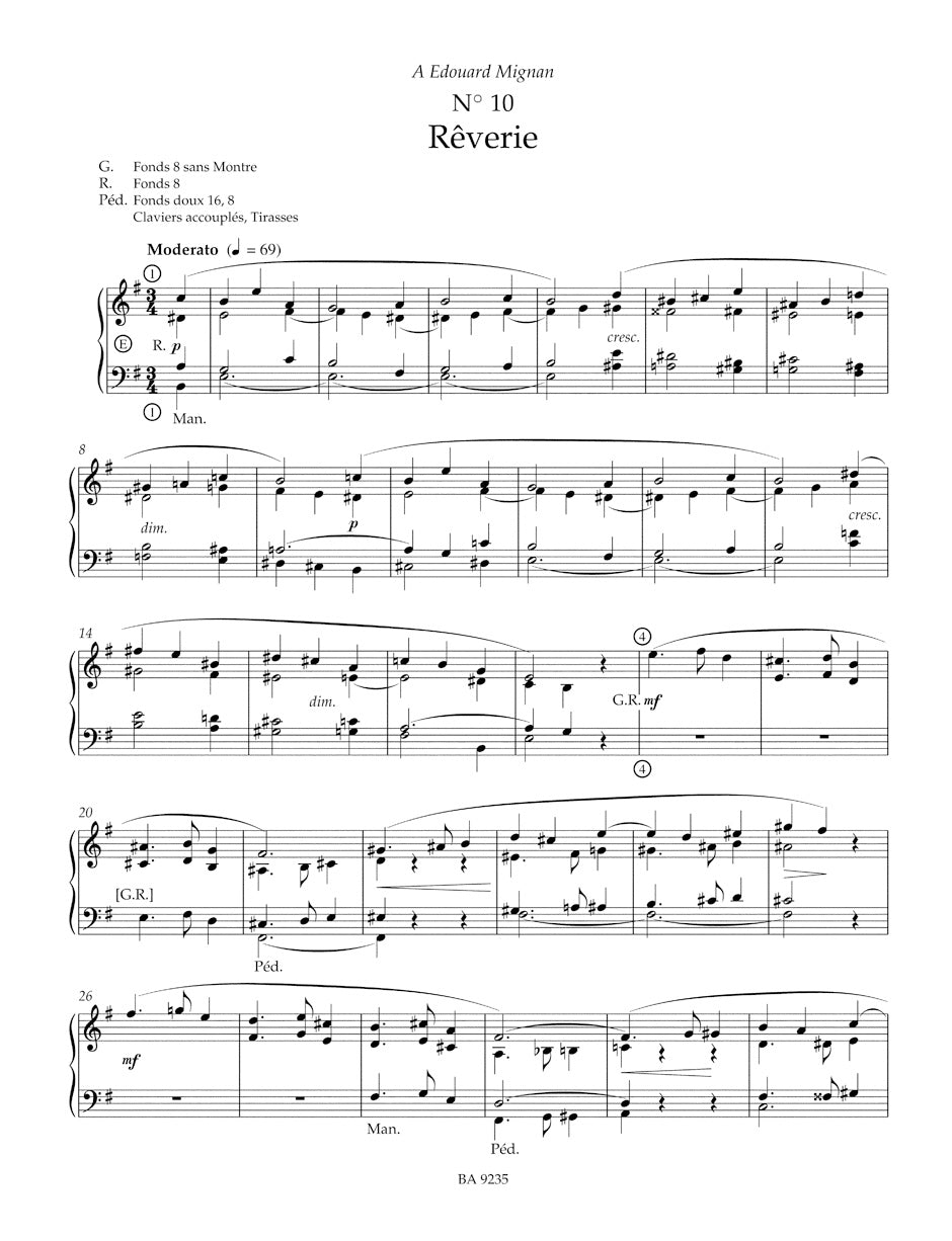 Vierne: Pièces en style libre, Op. 31 - Livre I