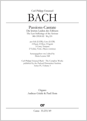 C.P.E. Bach: Passions-Cantate