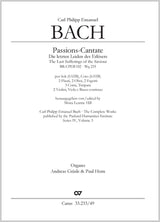 C.P.E. Bach: Passions-Cantate