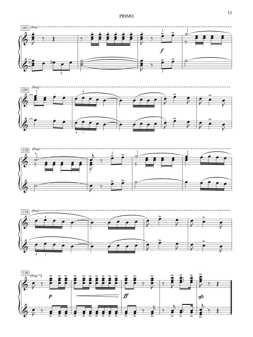 Marquina: España Cañi (arr. for piano 4 hands)