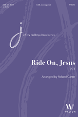 Ride On, Jesus (arr. for SATB)