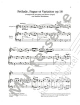 Franck: Prélude, Fugue et Variation, Op. 18 (arr. for saxophone & piano)