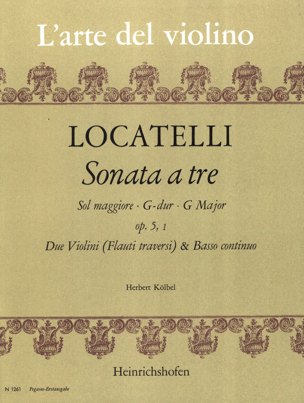 Locatelli: Trio Sonata in G Major, Op. 5, No. 1 – Ficks Music