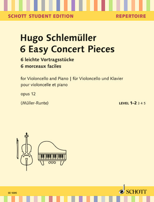 Schlemüller: 6 Easy Concert Pieces, Op. 12