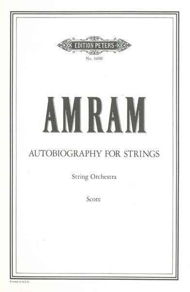 Amram: Autobiography
