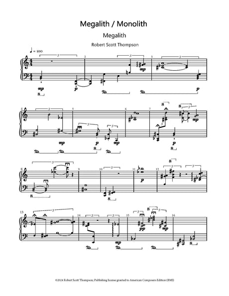 R.S. Thompson: Megalith/Monolith