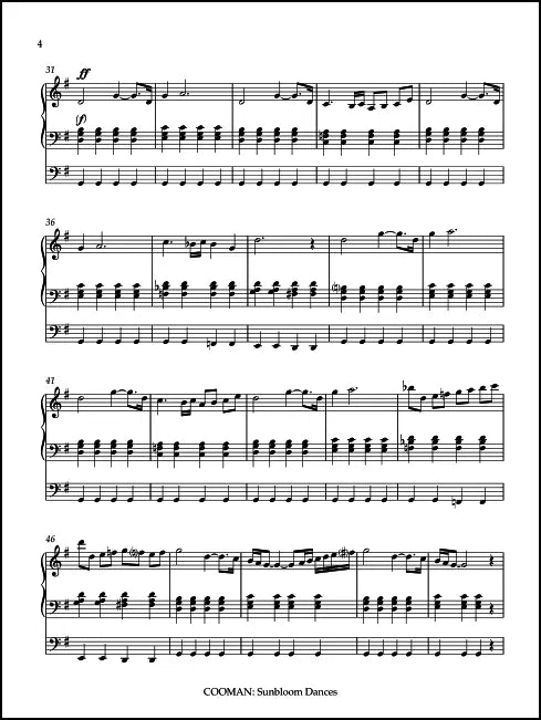 Cooman: Sunbloom Dances