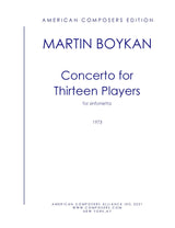 Boykan: Concerto for 13 Players