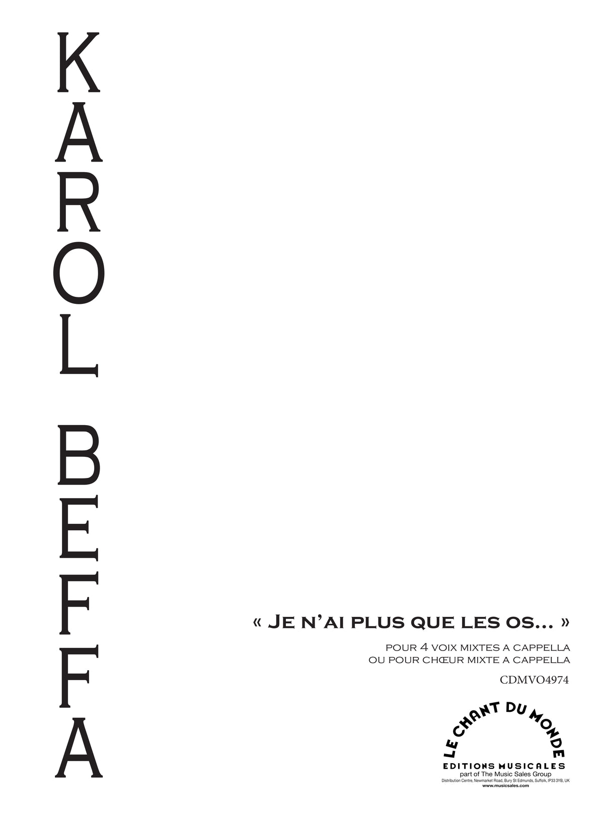 Beffa: Je N'Ai Plus Que Les Os