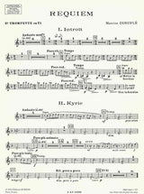 Duruflé: Requiem, Op. 9 - Reduced Orchestration
