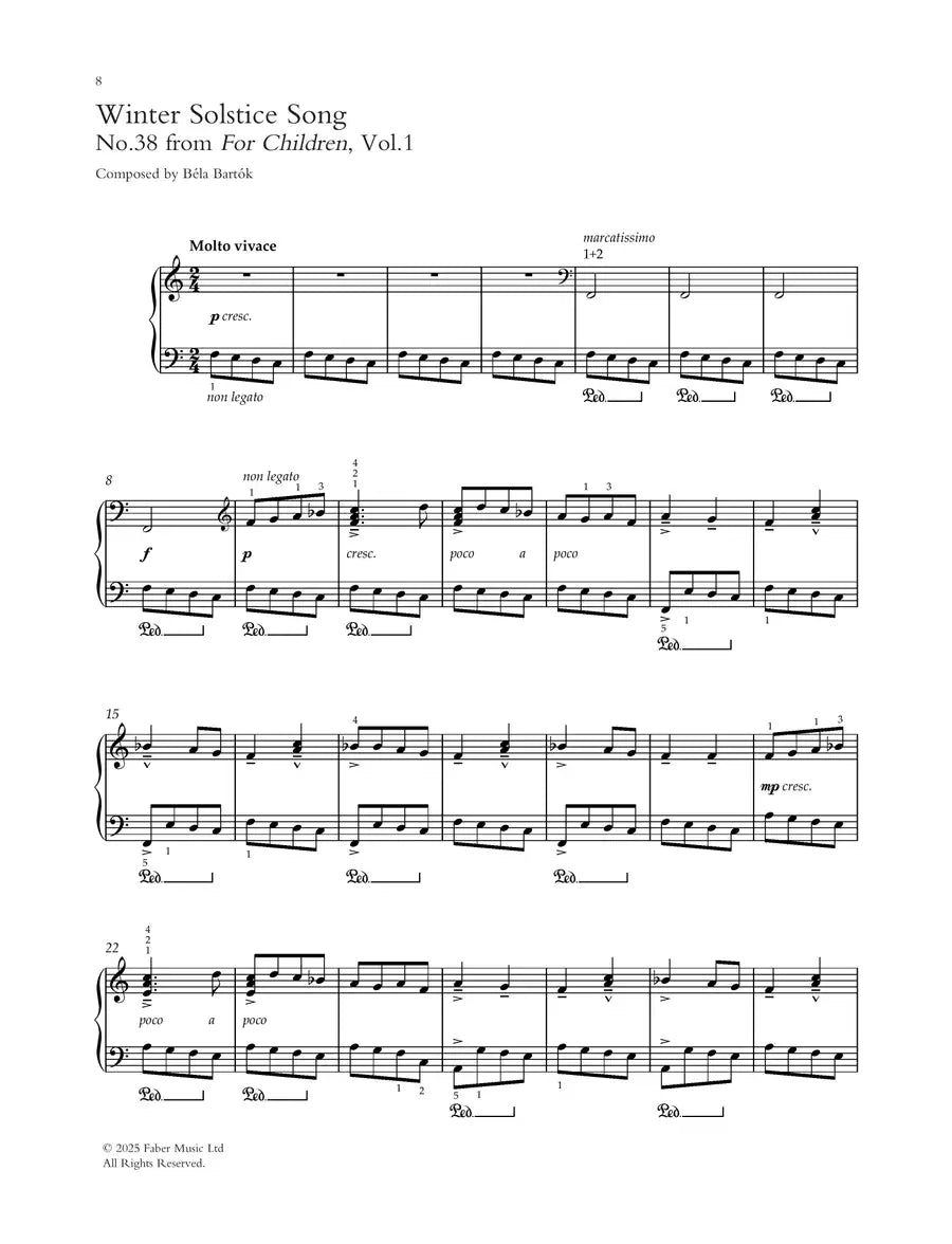 The Faber Music Winter Piano Anthology