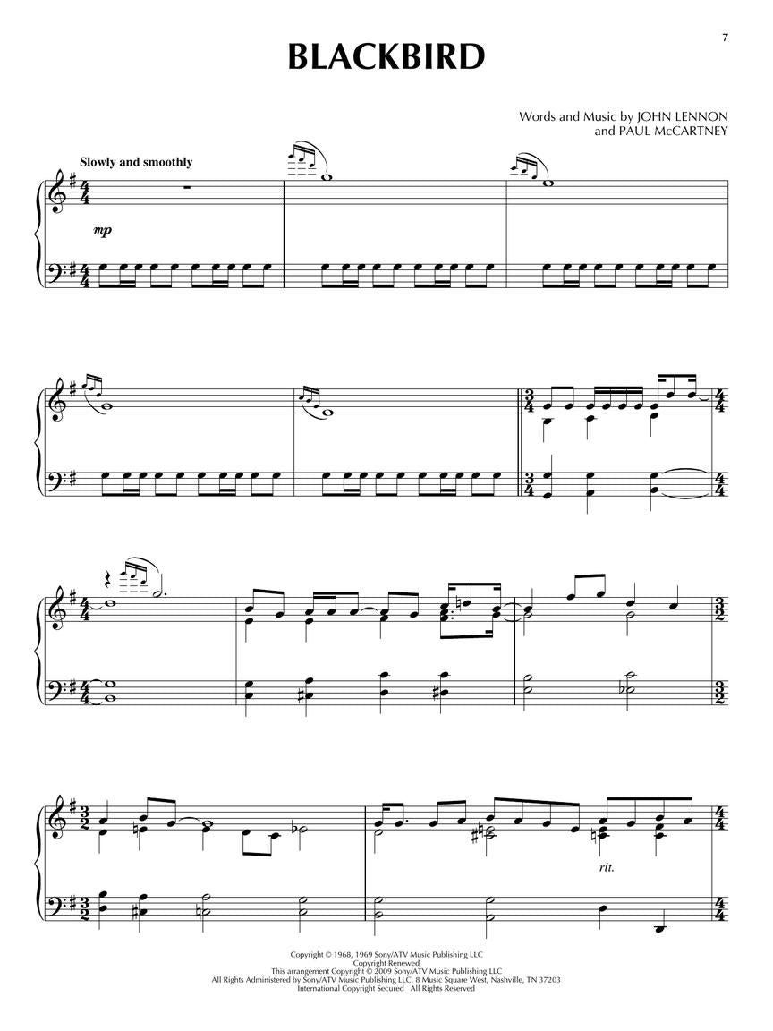 The Beatles - 22 Songs (arr. for piano)