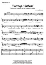 Dorman: Udacrep Akubrad (Version for Percussion Duo & Orchestra)