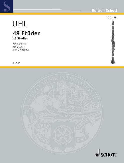 Uhl: 48 Studies for Clarinet - Volume 2 (Nos. 25-48)