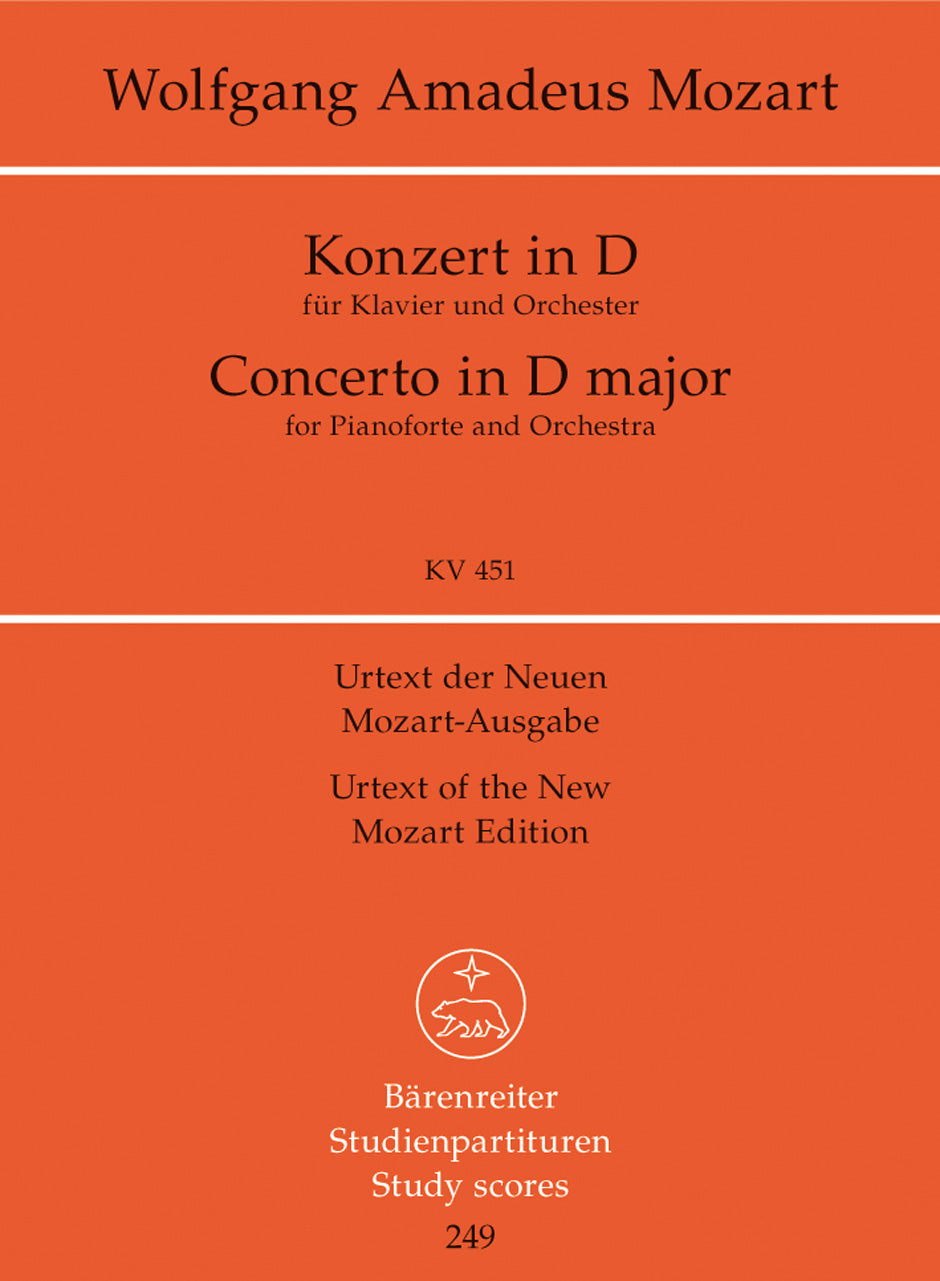 Mozart: Piano Concerto No. 16 in D Major, K. 451 – Ficks Music