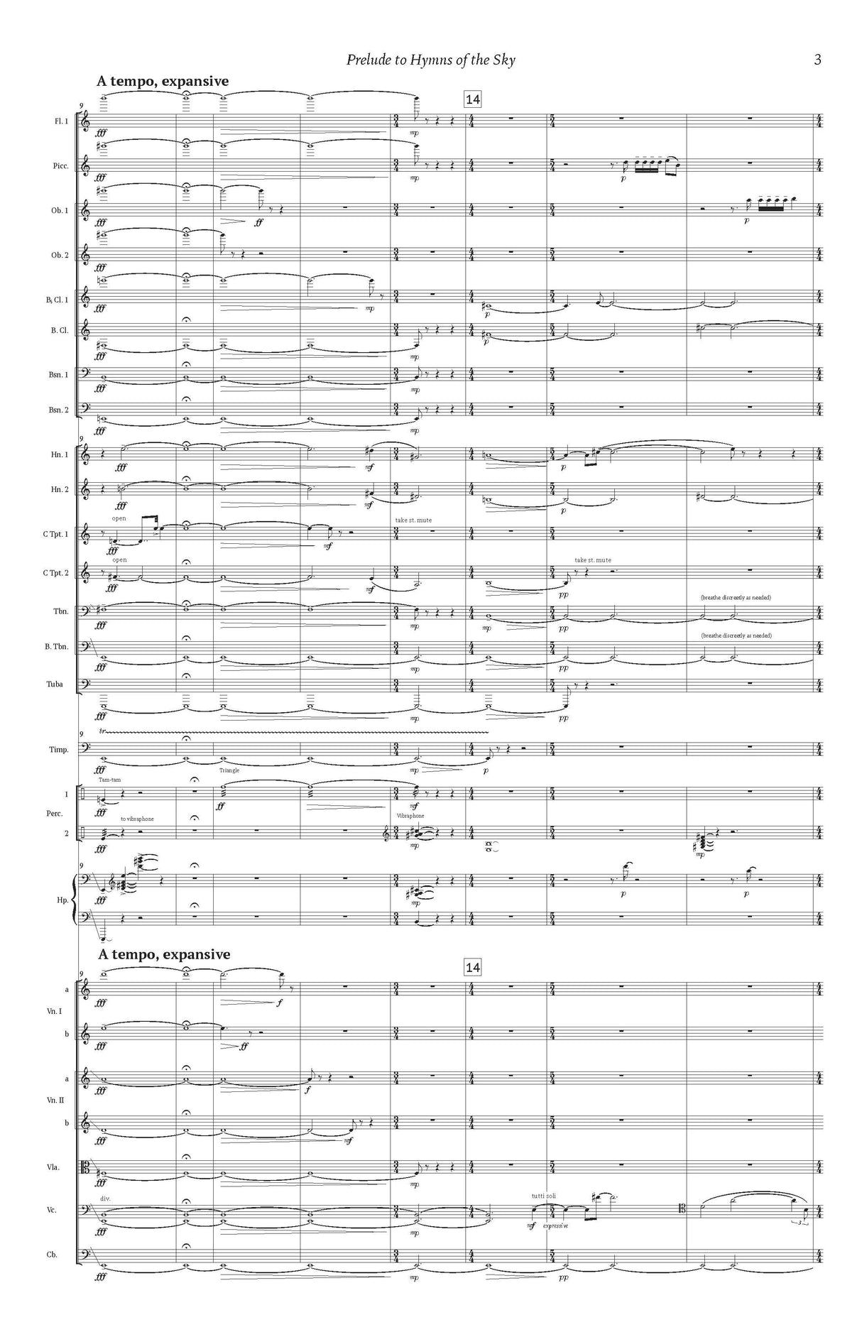 Galindo: Prelude to Hymns of the Sky