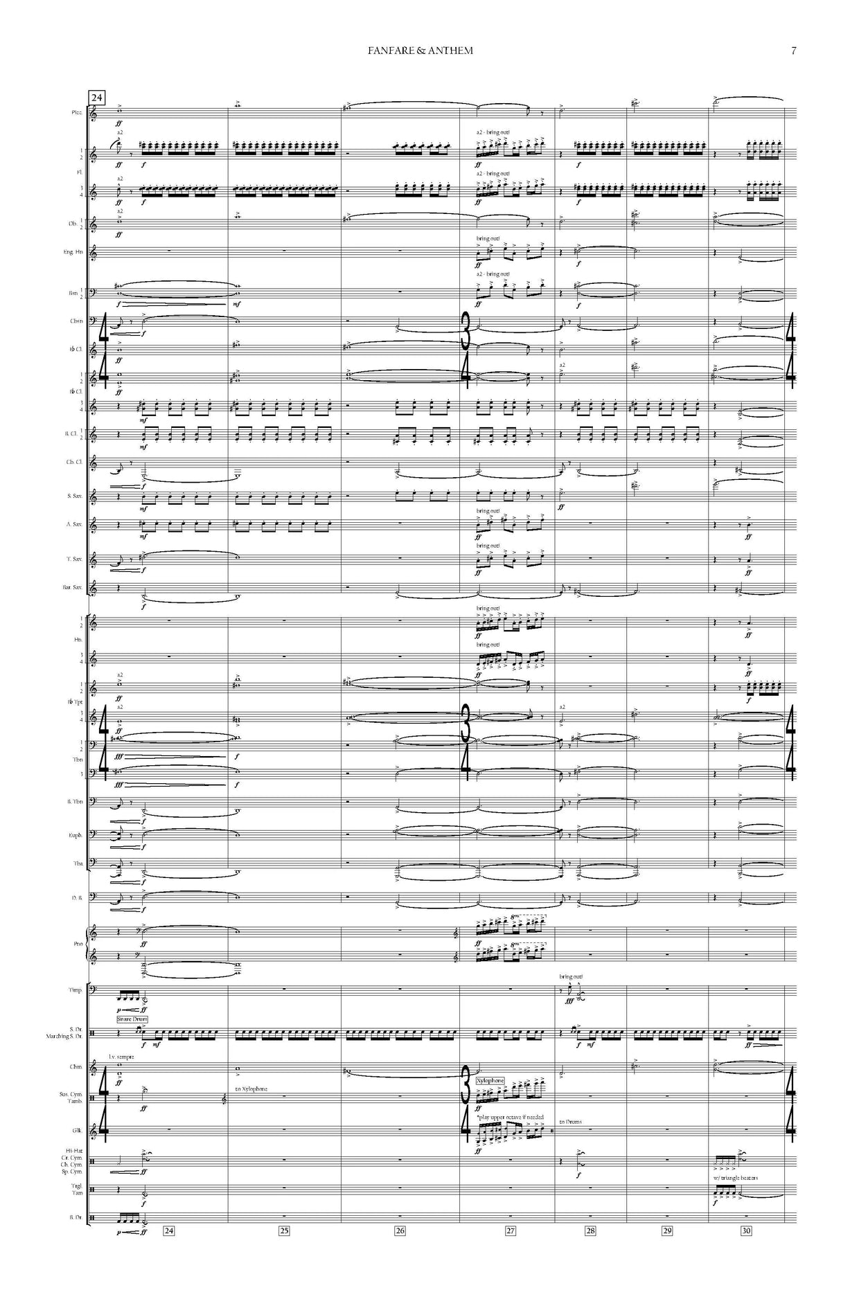 Trentadue: Fanfare & Anthem