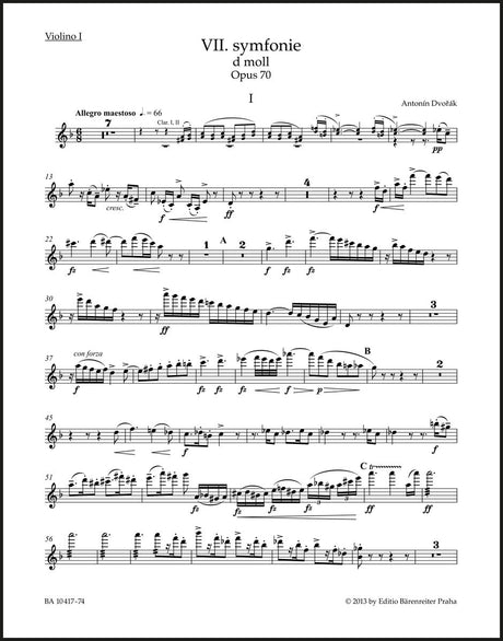 Dvořák: Symphony No. 7 in D Minor, Op. 70