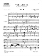 Saint-Saëns: Variations on a Theme of Beethoven, Op. 35