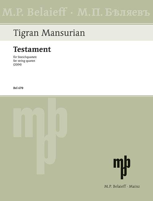 Mansurian: Testament