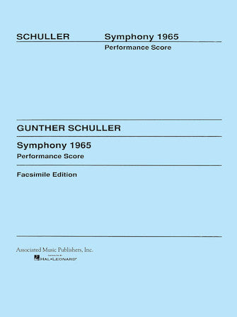 Schuller: Symphony 1965