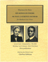 Price: 6 Songs on Poems of Paul Laurence Dunbar