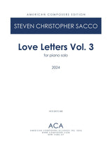 Sacco: Love Letters - Volume 3