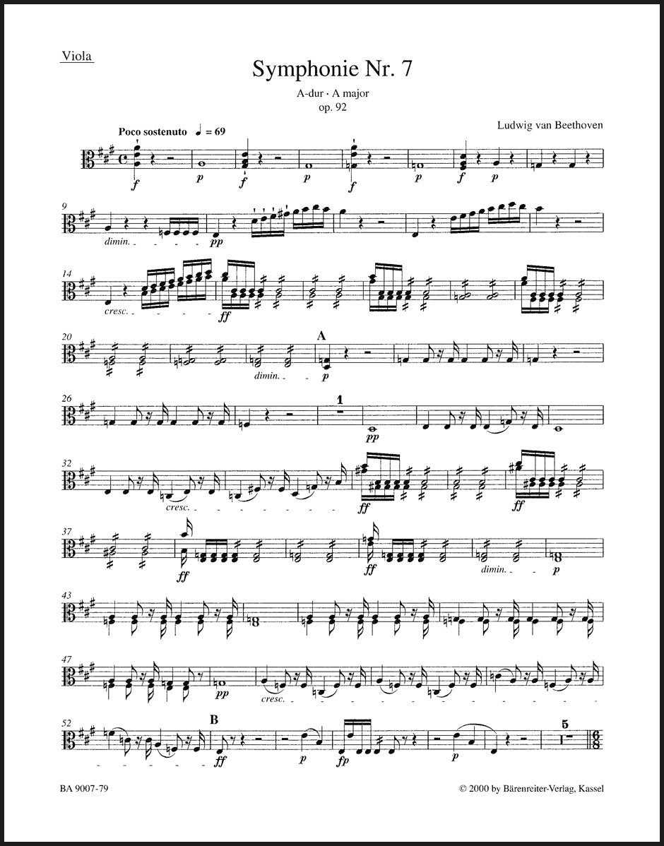 Beethoven: Symphony No. 7 in A Major, Op. 92 – Ficks Music