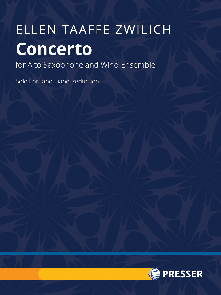Zwilich: Concerto for Alto Saxophone and Wind Ensemble – Ficks Music