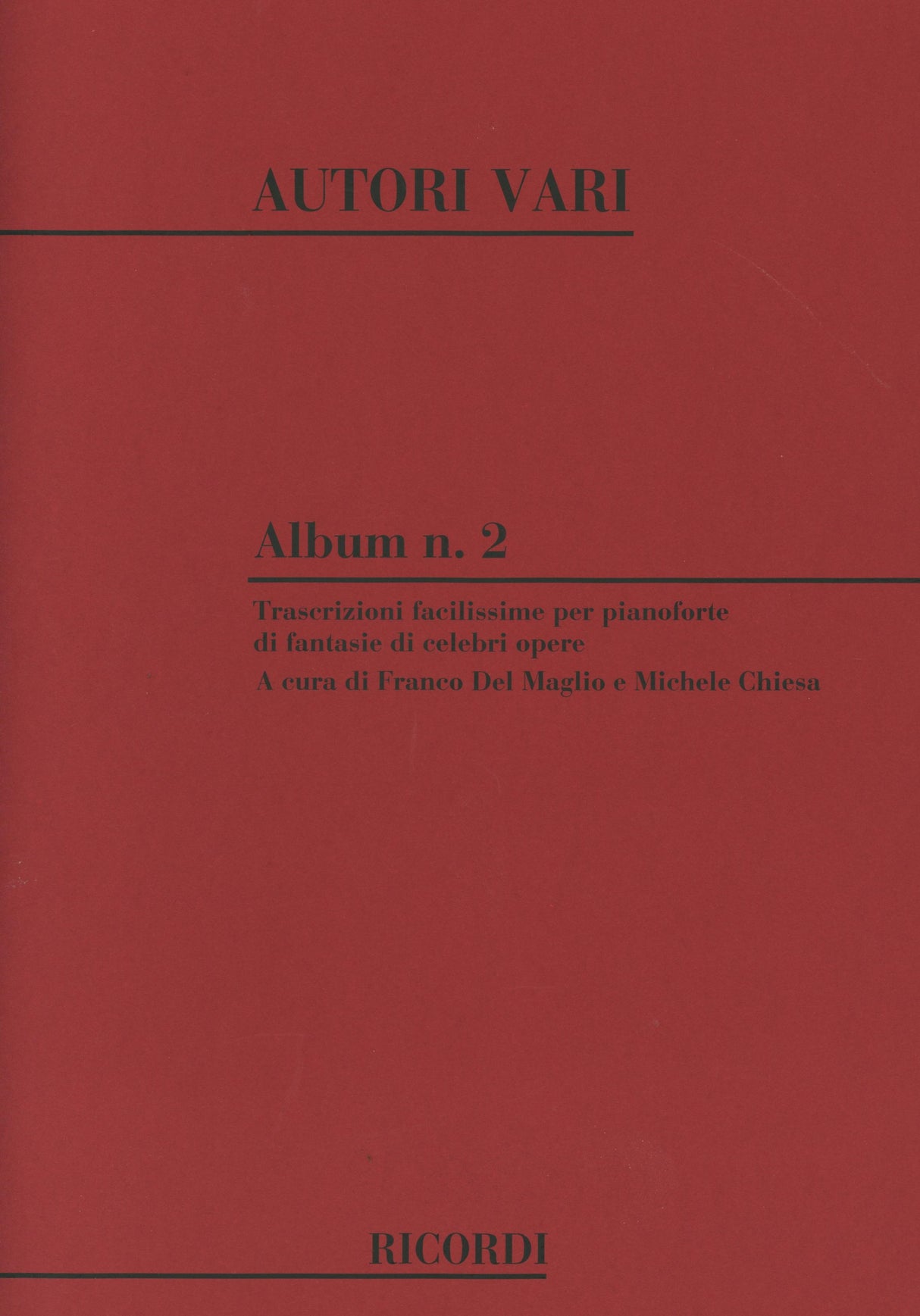 Musical Pearls Album No. 2: Fantasias on Celebrated Operas