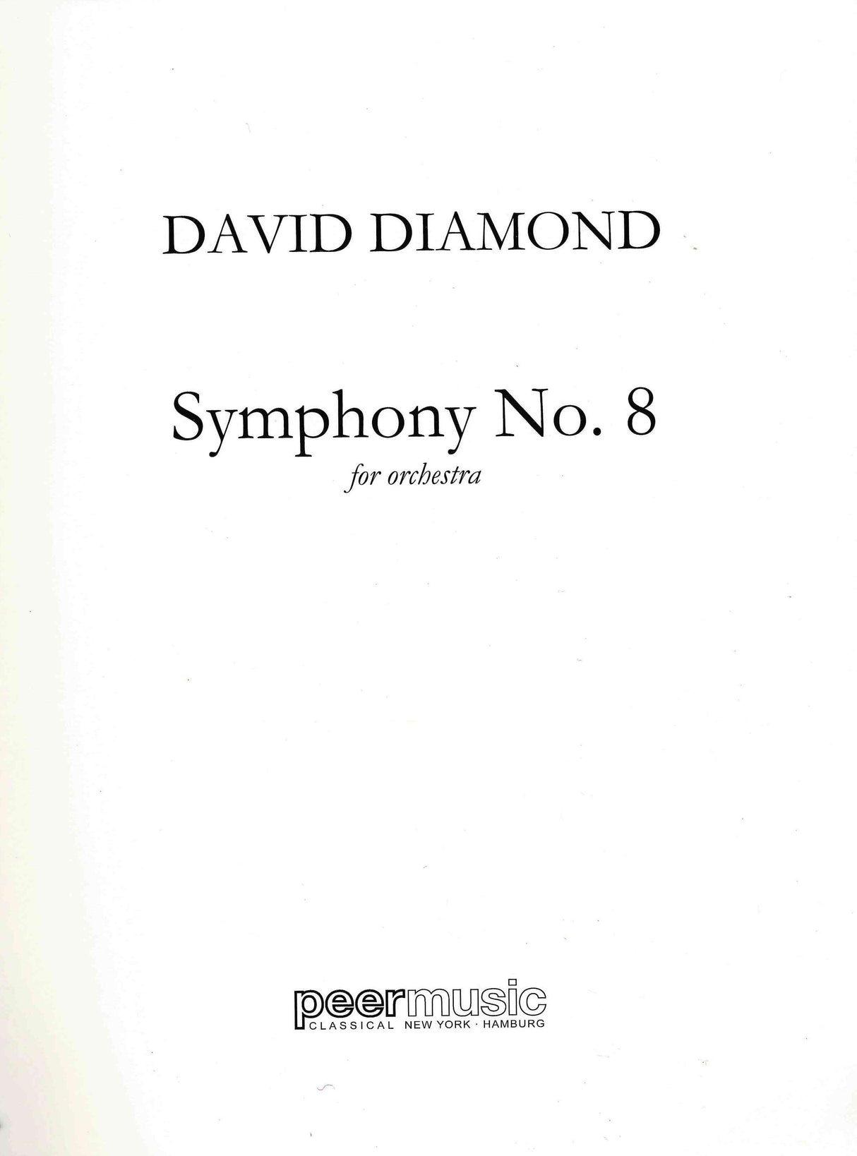 Diamond: Symphony No. 8