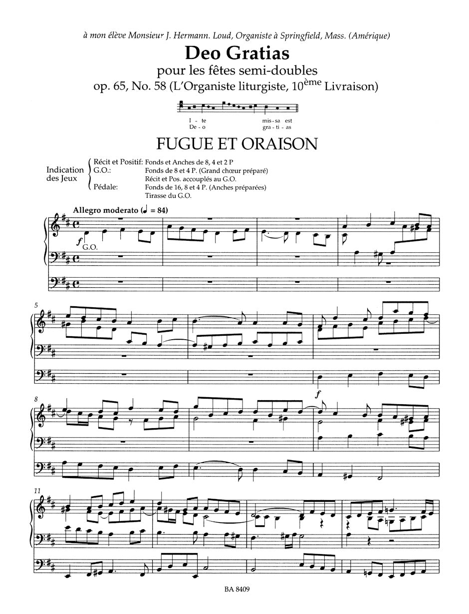 Guilmant: Arrangements based on Gregorian cantus firmi and sacred character pieces
