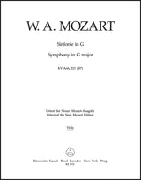 Mozart: Symphony in G Major, K. Anh. 221 (45a)