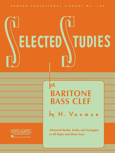 Selected Studies for Baritone Horn (Bass Clef)