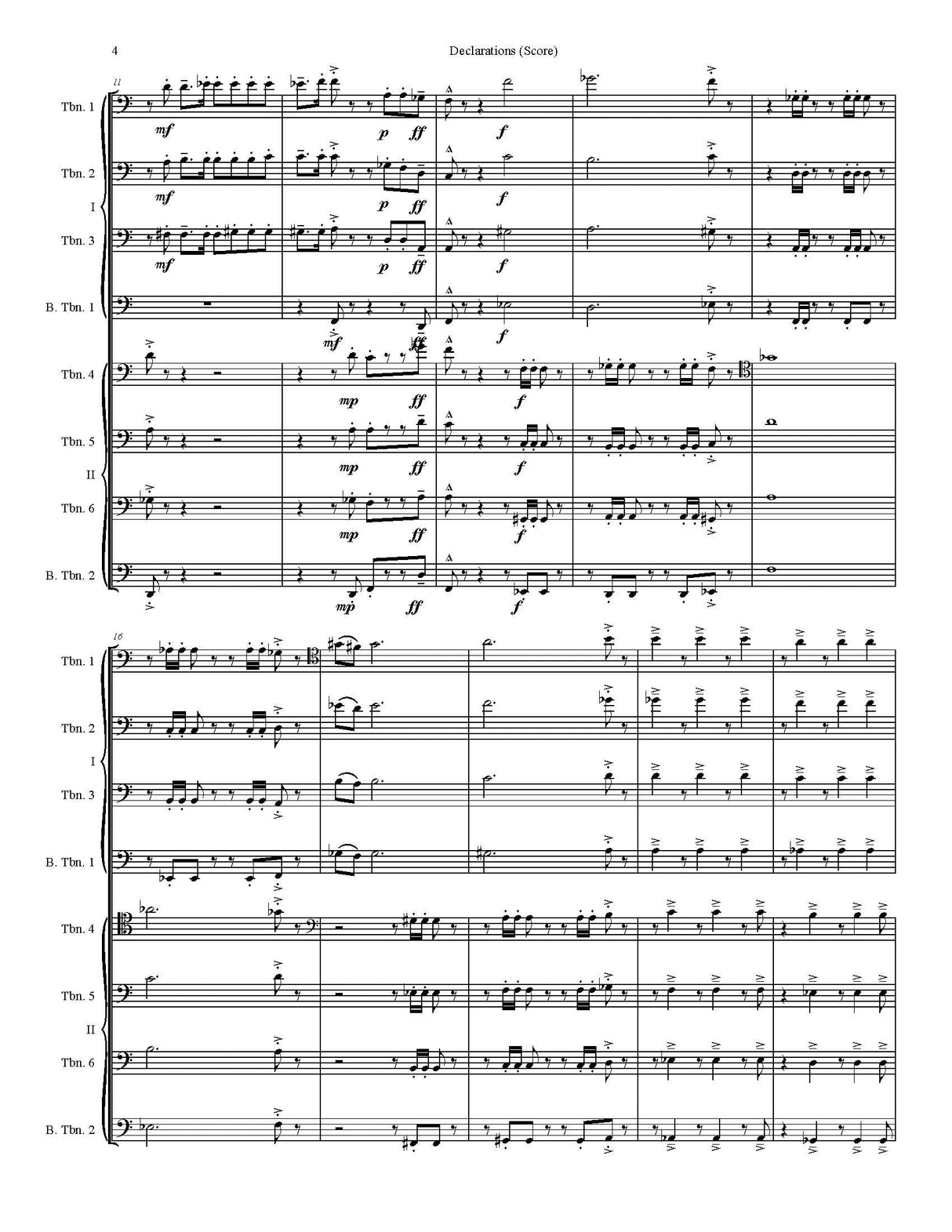 Zuckerman: Declarations