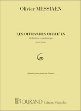 Messiaen: Offrandes Oubliées pour piano