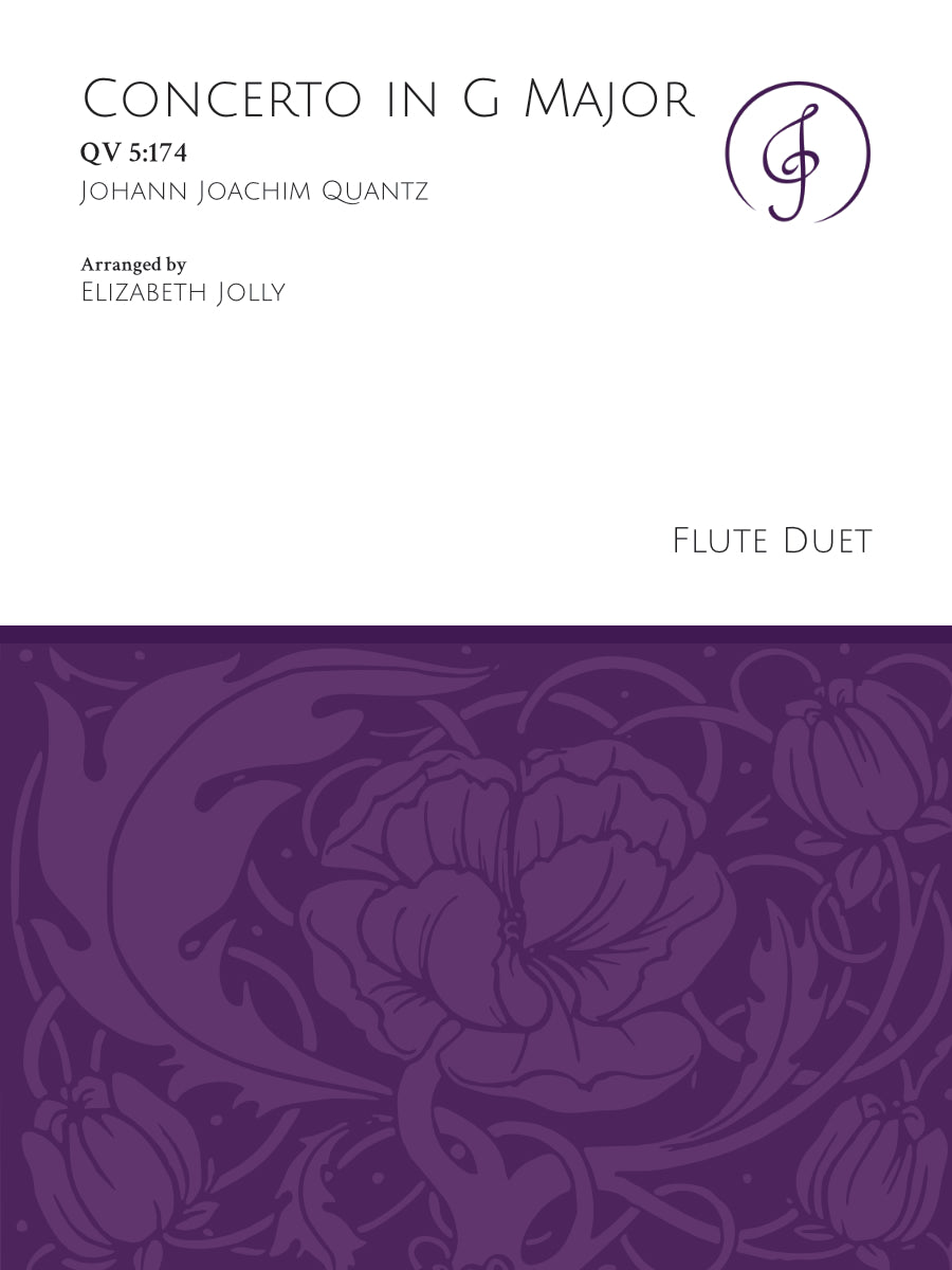 Quantz: Flute Concerto in G Major (arr. for 2 flutes)