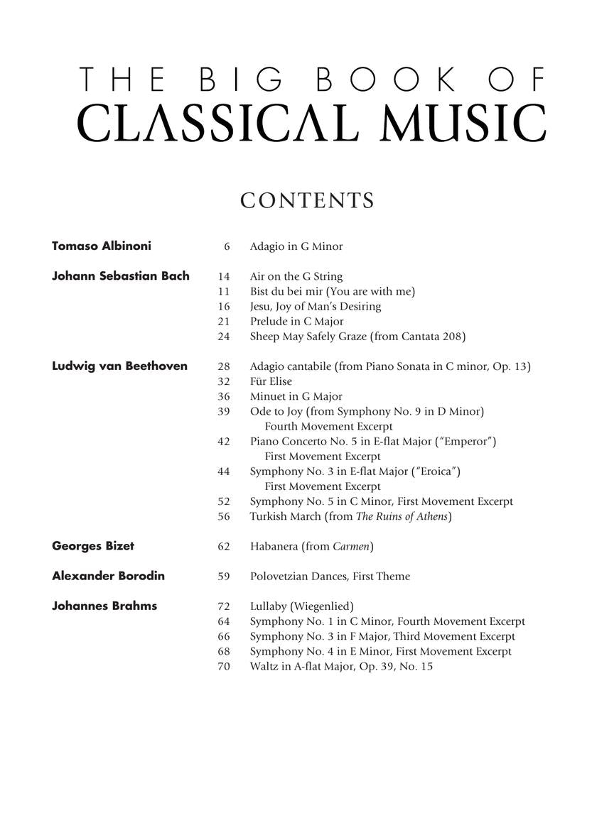 The Big Book of Classical Music