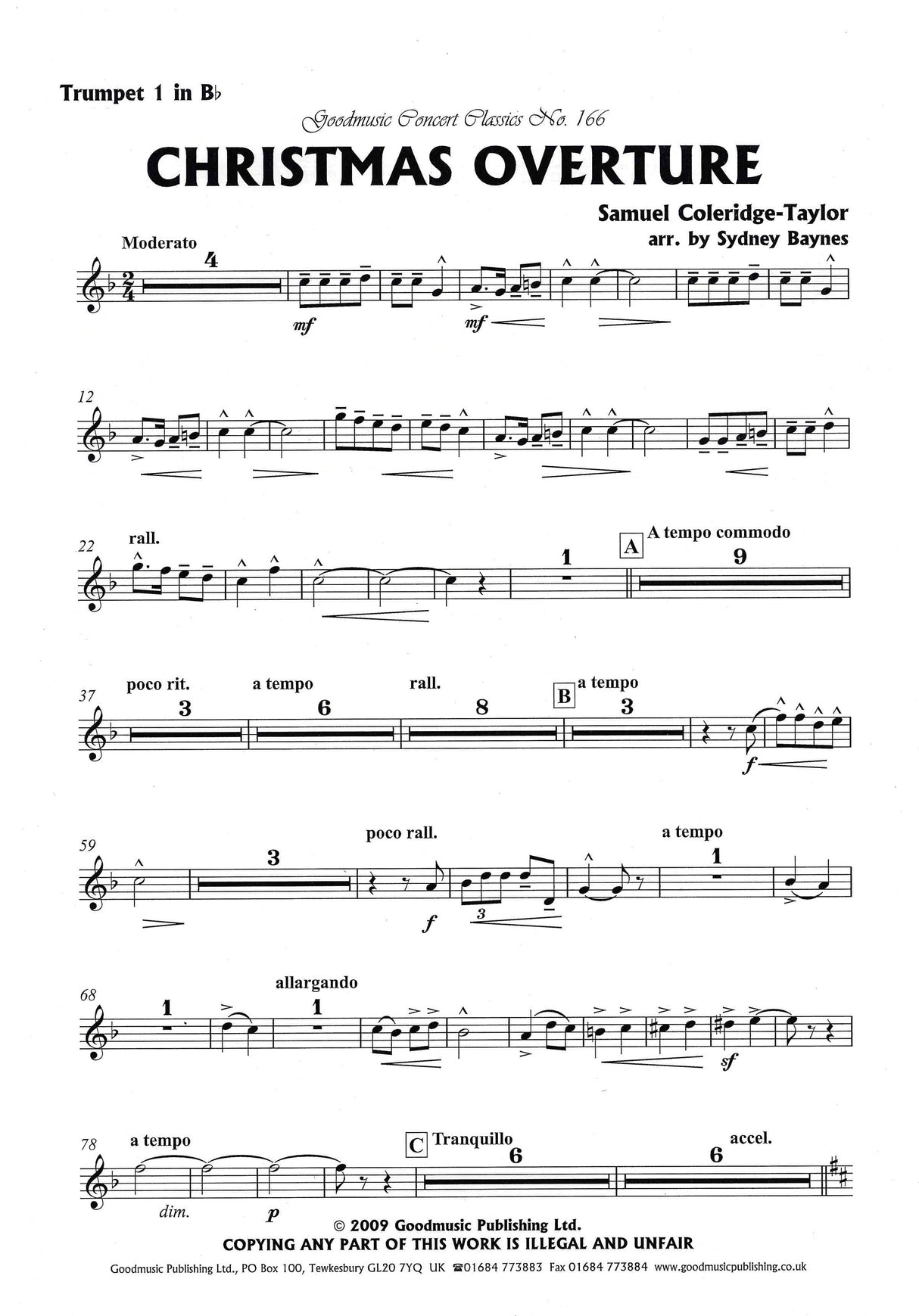 Coleridge-Taylor: Christmas Overture (arr. for orchestra)