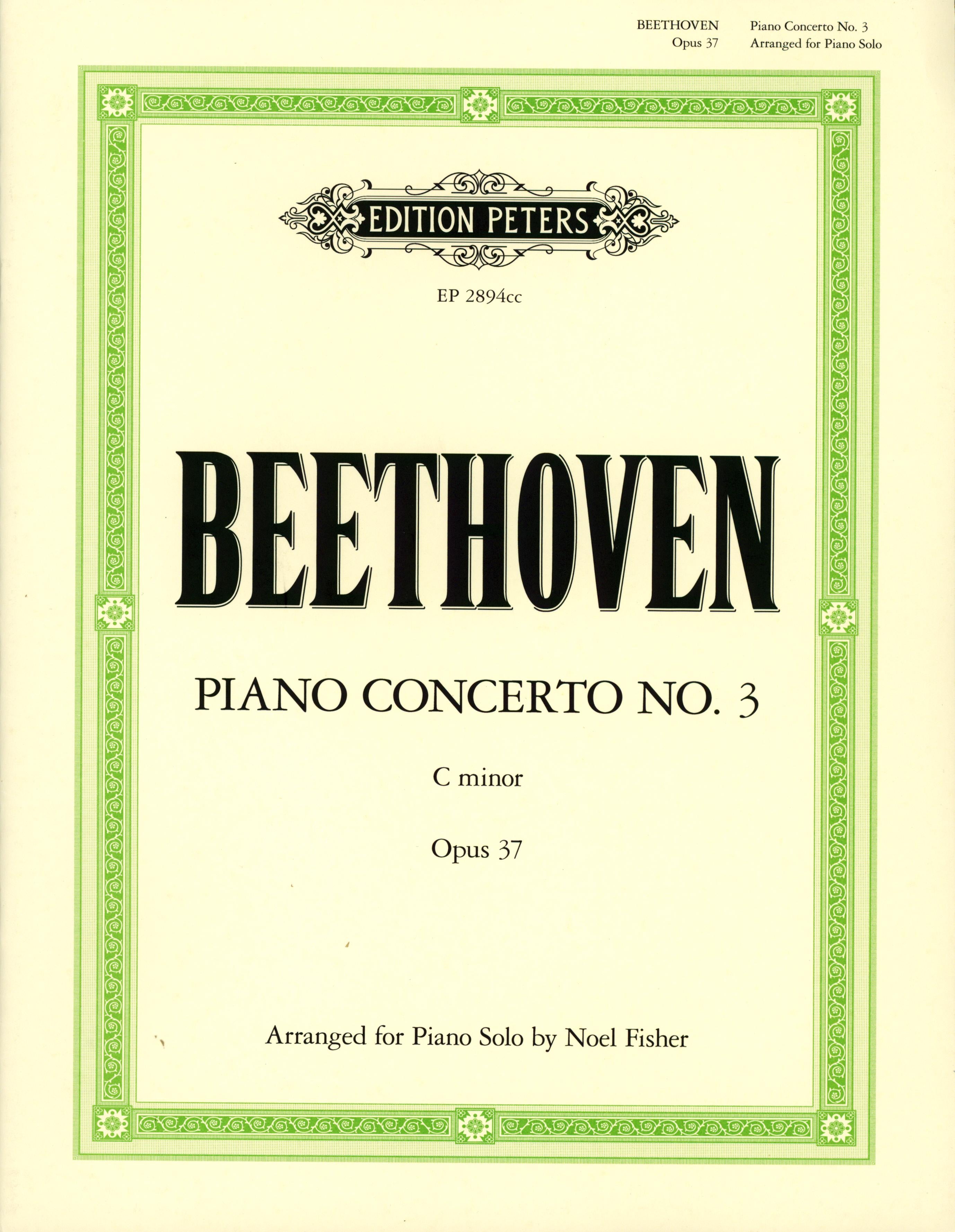 Beethoven: Piano Concerto No. 3 in C Minor, Op. 37 – Ficks Music