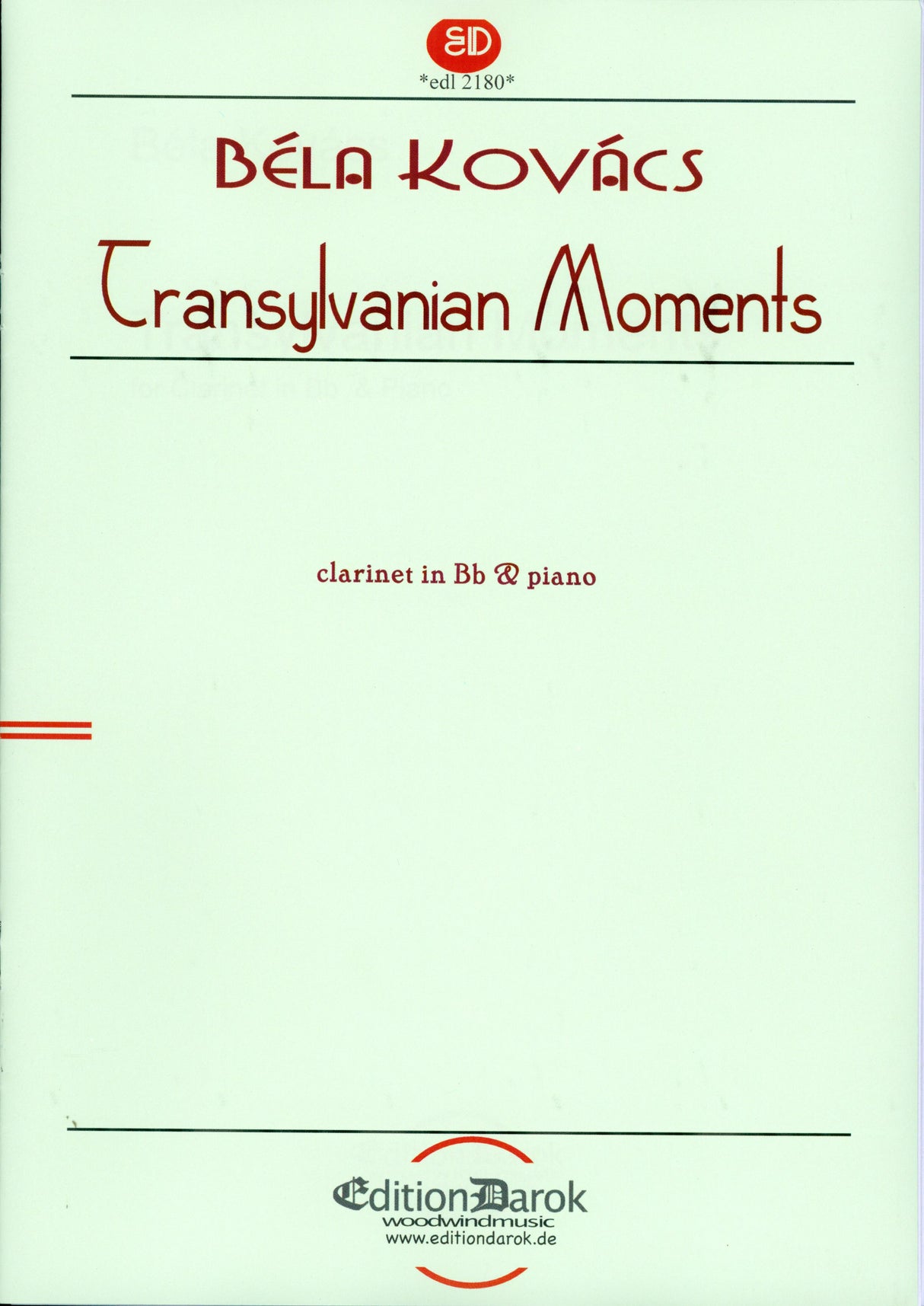 Kovács: Transylvanian Moments