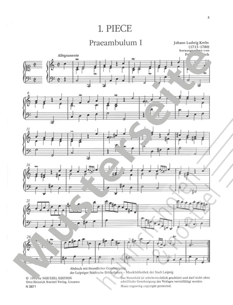 Krebs: 4 Pieces, KWV 813-821