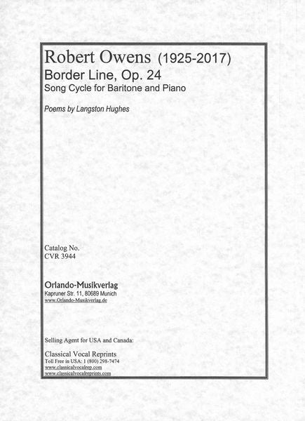 Owens: Border Line, Op. 24