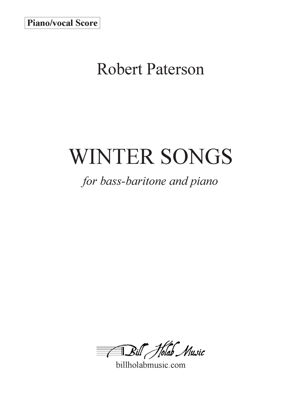Paterson: Winter Songs