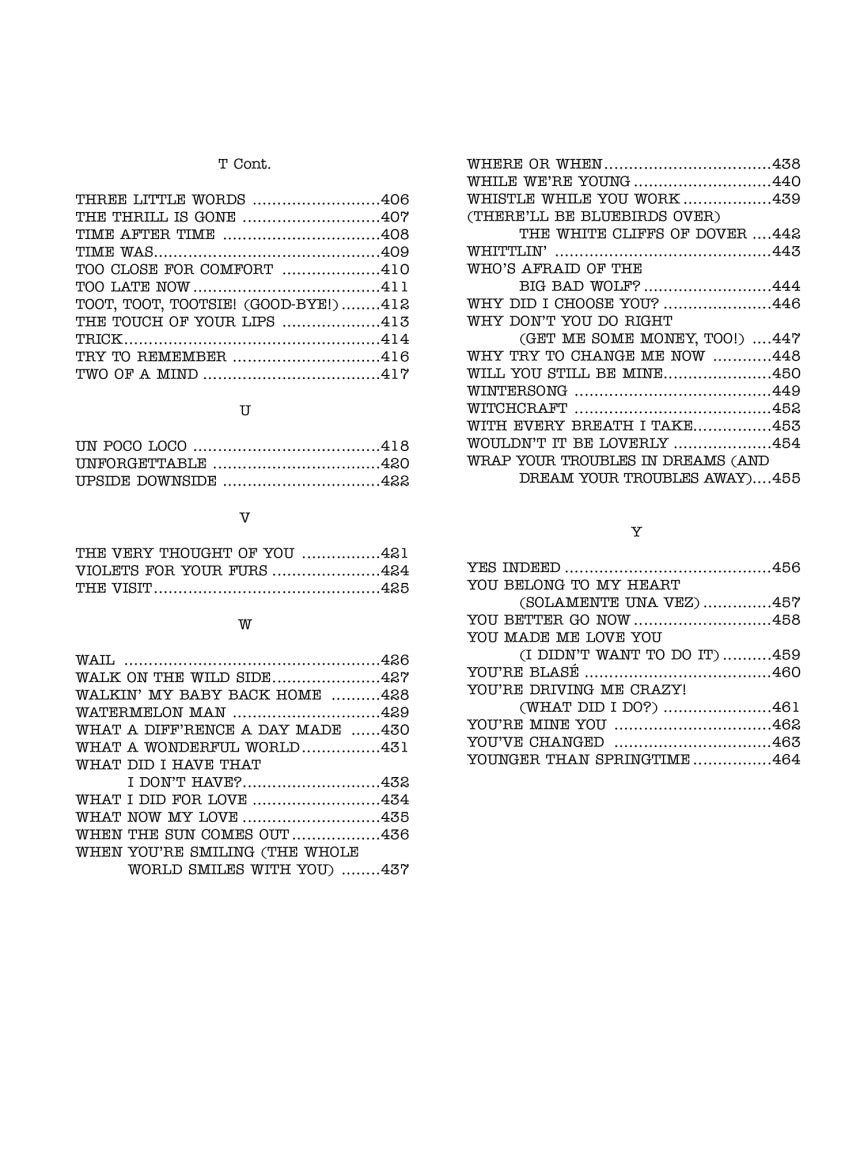 The Real Book – Volume 3 (C Edition)