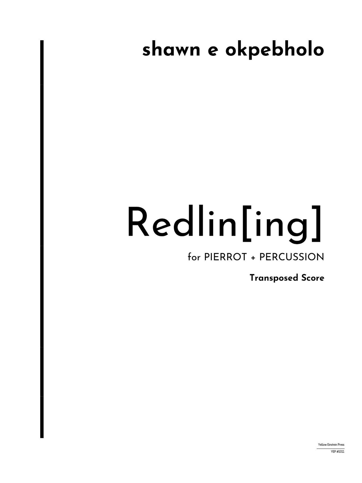 Okpebholo: Redlin[ing]
