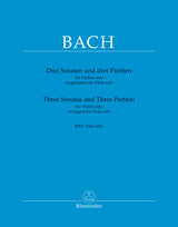 Bach: 6 Sonatas and Partitas, BWV 1001-1006 (arr. for viola)