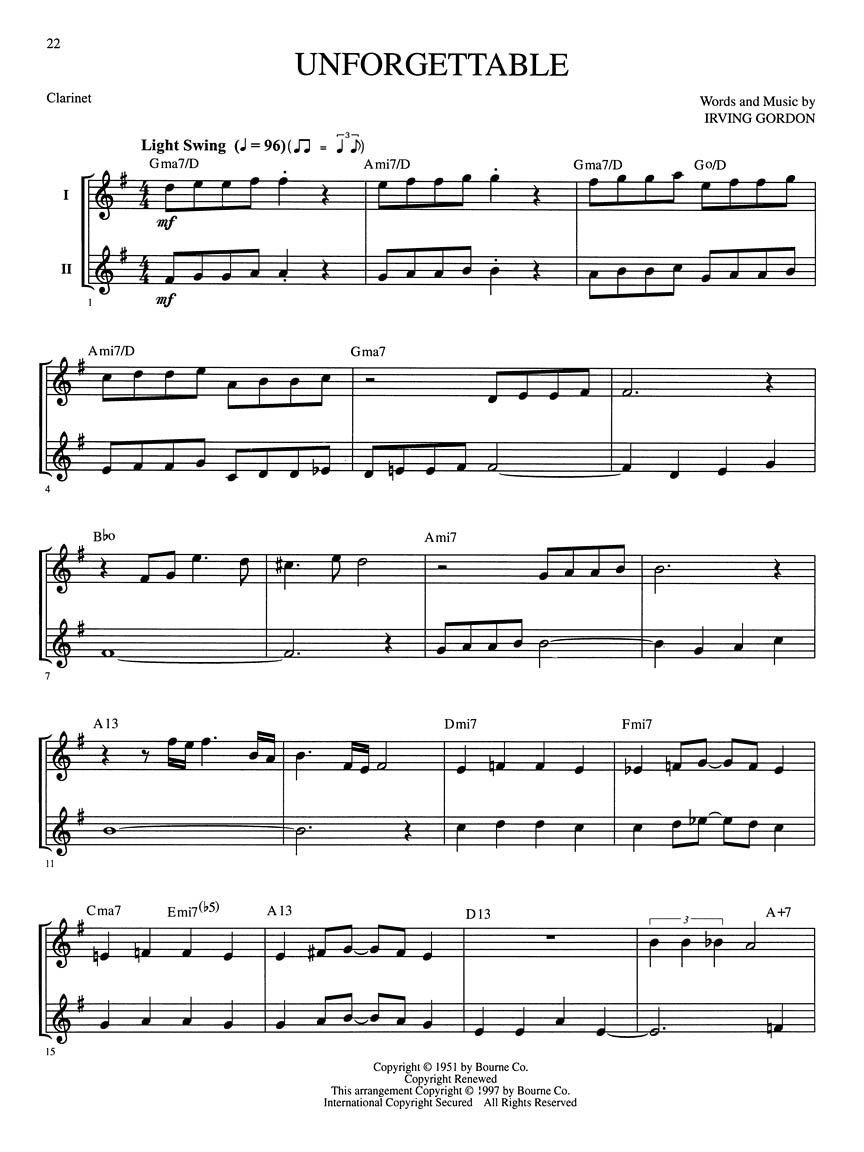 Great Jazz Duets - Clarinet