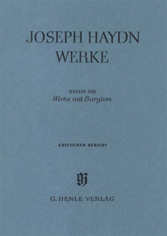 Haydn: Works with Barytone